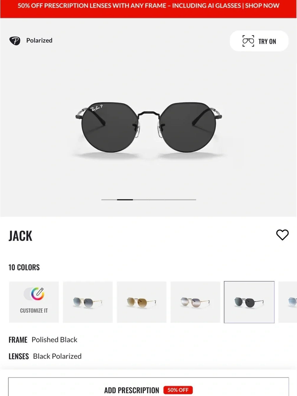 Ray-Ban Jack rb3565 polarized sunglasses
